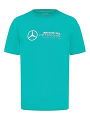 Fanatics Green F1 Mercedes AMG Petronas F1 Logo 100% Cotton T-Shirt - Image 3 of 3