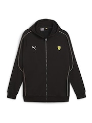 Puma Black F1 Scuderia Ferrari Race Hooded Sweat Jacket - Image 6 of 6