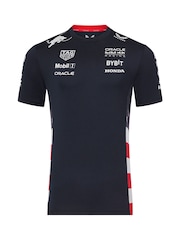 Fanatics Blue F1 Red Bull Racing 2024 Team USA Race T-Shirt - Image 3 of 3