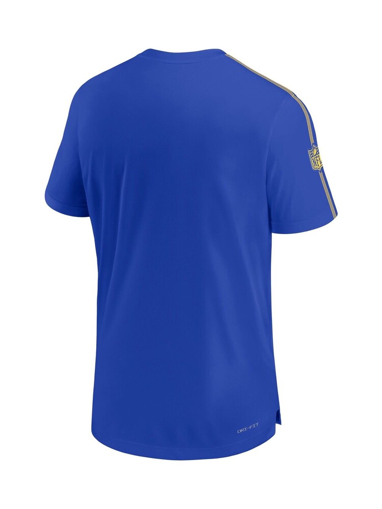 Fanatics Blue NFL Los Angeles Rams Dri-Fit Coach Top - Image 3 of 3