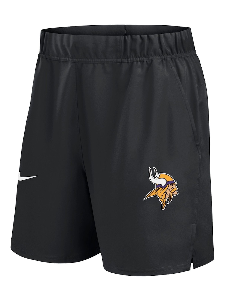 Fanatics NFL Minnesota Vikings Nike Woven Victory Black Shorts - Image 3 of 3