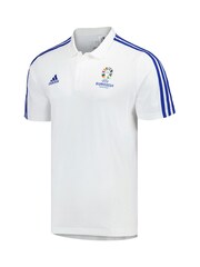 adidas White Euro 2024 Polo Shirt - Image 2 of 3