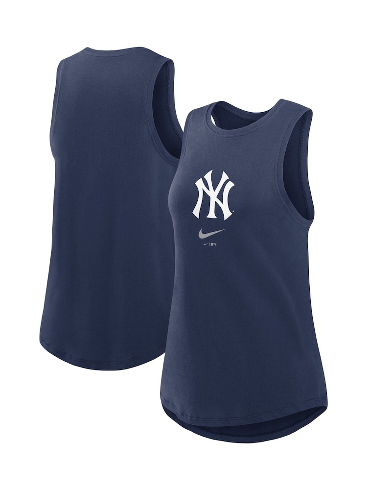 Fanatics Womens Blue MLB New York Yankees Legacy Icon High Neck Fashion Tank - Image 1 of 3