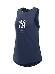 Fanatics Womens Blue MLB New York Yankees Legacy Icon High Neck Fashion Tank - Image 3 of 3
