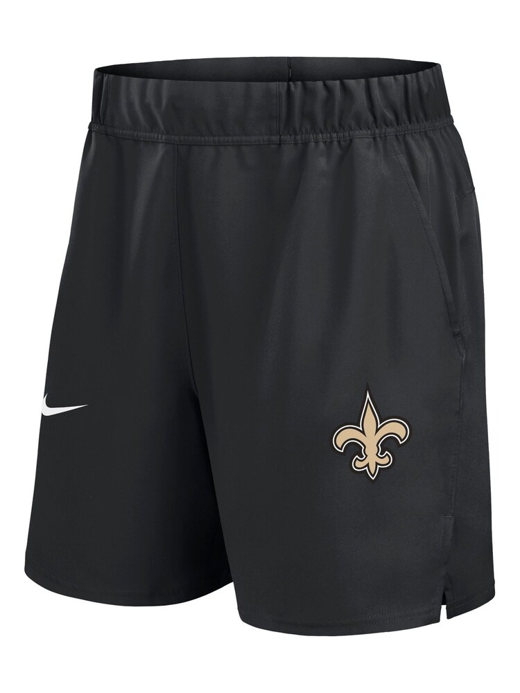Fanatics NFL New Orleans Saints Woven Victory Black Shorts - Image 3 of 3 Fanatics NFL New Orleans Saints Woven Victory Black Shorts - Image 3 of 3