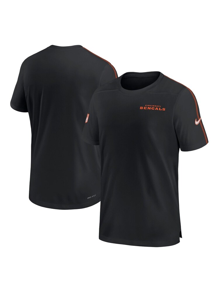 Fanatics NFL Cincinnati Bengals Dri-Fit Coach Black Top - Image 1 of 3