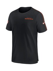 Fanatics NFL Cincinnati Bengals Dri-Fit Coach Black Top - Image 2 of 3