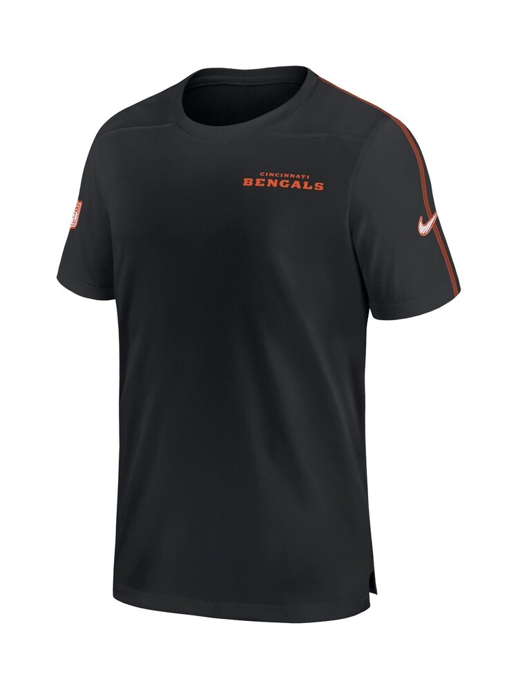 Fanatics NFL Cincinnati Bengals Dri-Fit Coach Black Top - Image 2 of 3