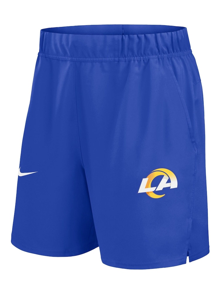 Fanatics Blue NFL Los Angeles Rams Woven Victory Shorts - Image 2 of 3
