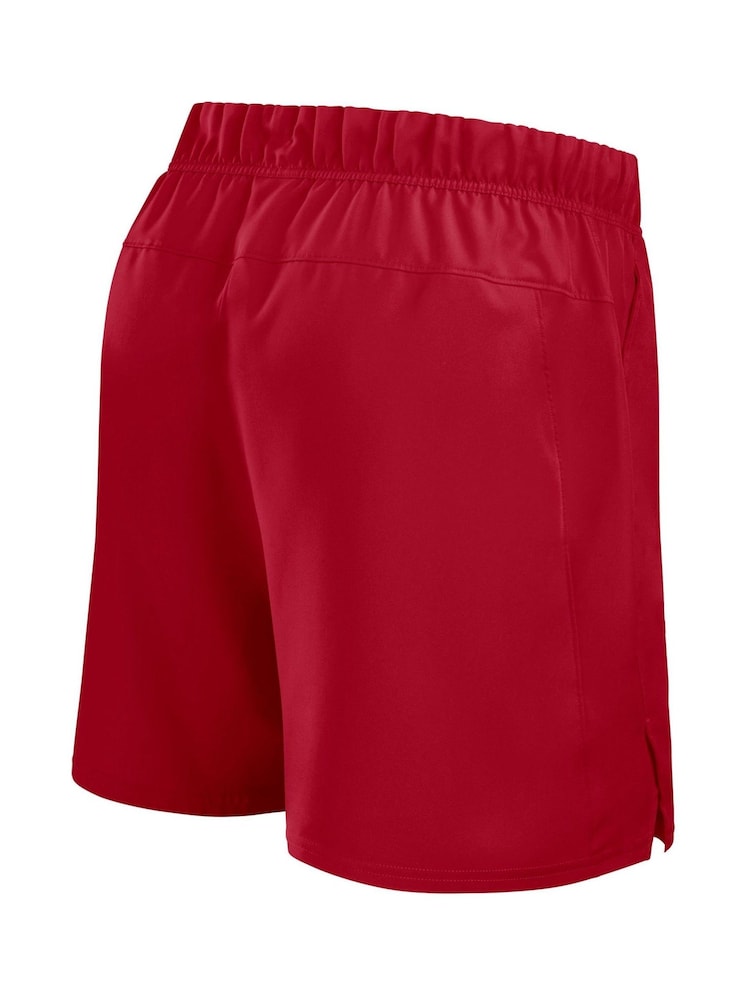Fanatics Red NFL San Francisco 49ers Woven Victory Shorts - Image 3 of 3