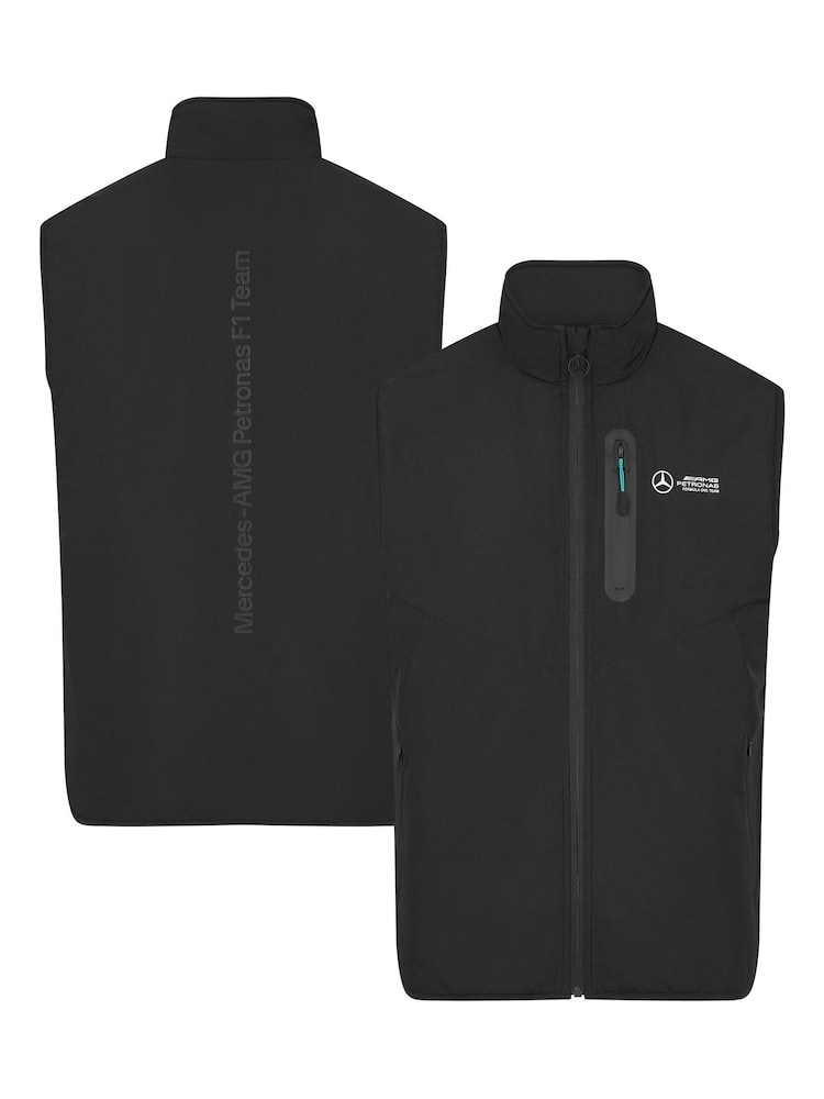 Fanatics F1 Mercedes AMG Petronas Black Gilet - Image 1 of 3