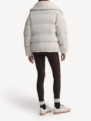 Varley White Roseville Short Puffer Jacket - Image 4 of 8