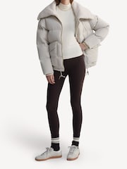 Varley White Roseville Short Puffer Jacket - Image 5 of 8
