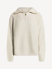 Varley Fog Willard Half Zip Knit 2.4 Jumper - Image 7 of 7