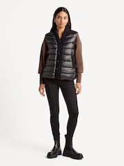 Varley Black Colwyn Combo Boxy Gilet - Image 3 of 4