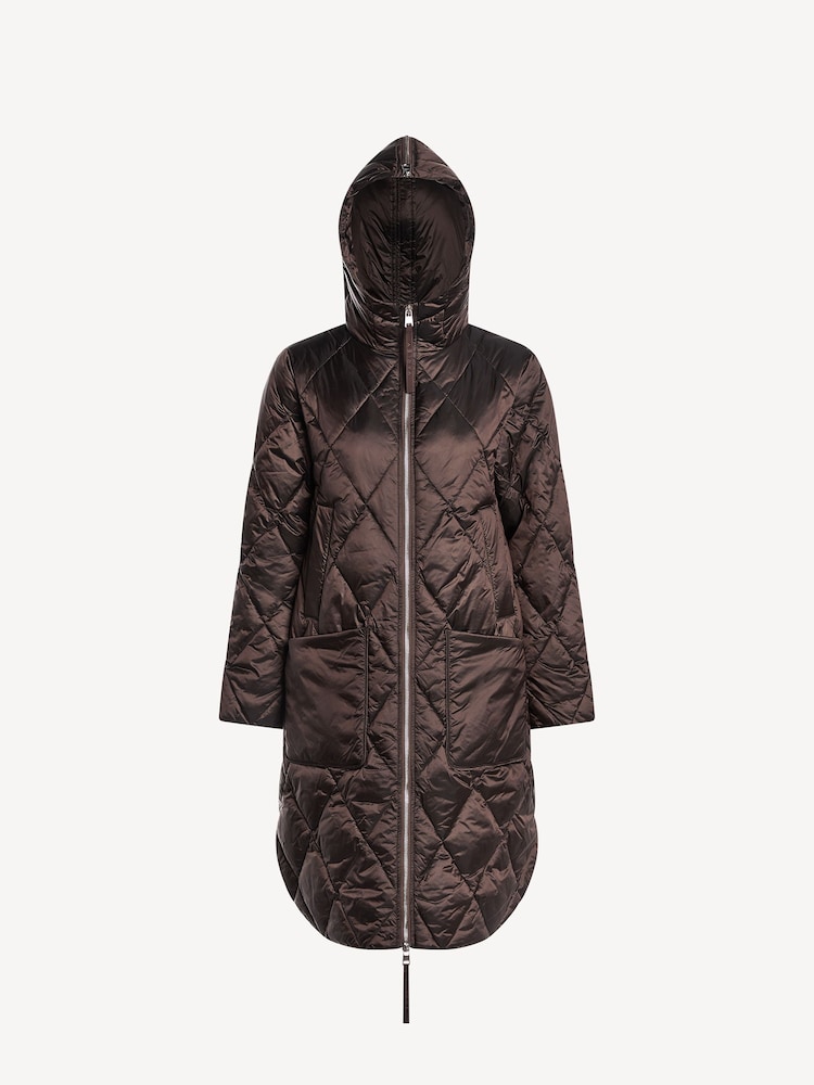 Varley Brown Frisco Long Quilt Jacket - Image 9 of 9 Varley Brown Frisco Long Quilt Jacket - Image 9 of 9