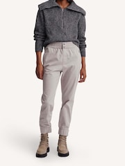Varley Black Elise Half Zip Knit 100% Cotton Jumper - Image 4 of 6