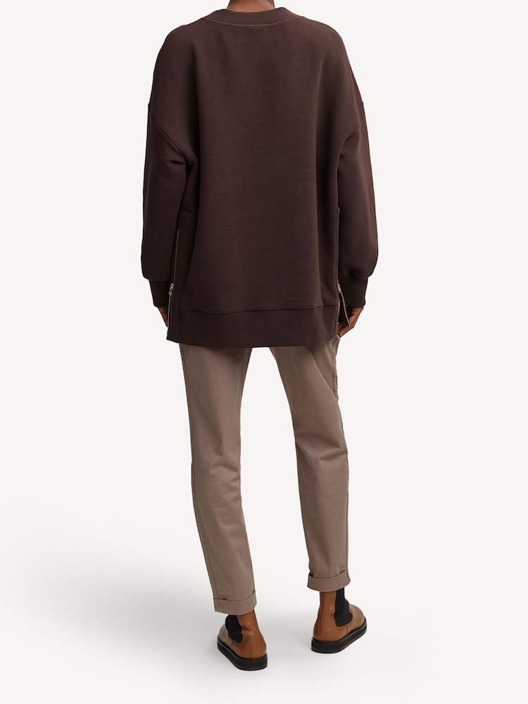 Varley Coffee Bean Boyfriend Mae Sweatshirt - Image 2 of 5
