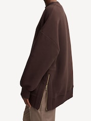 Varley Coffee Bean Boyfriend Mae Sweatshirt - Image 4 of 5