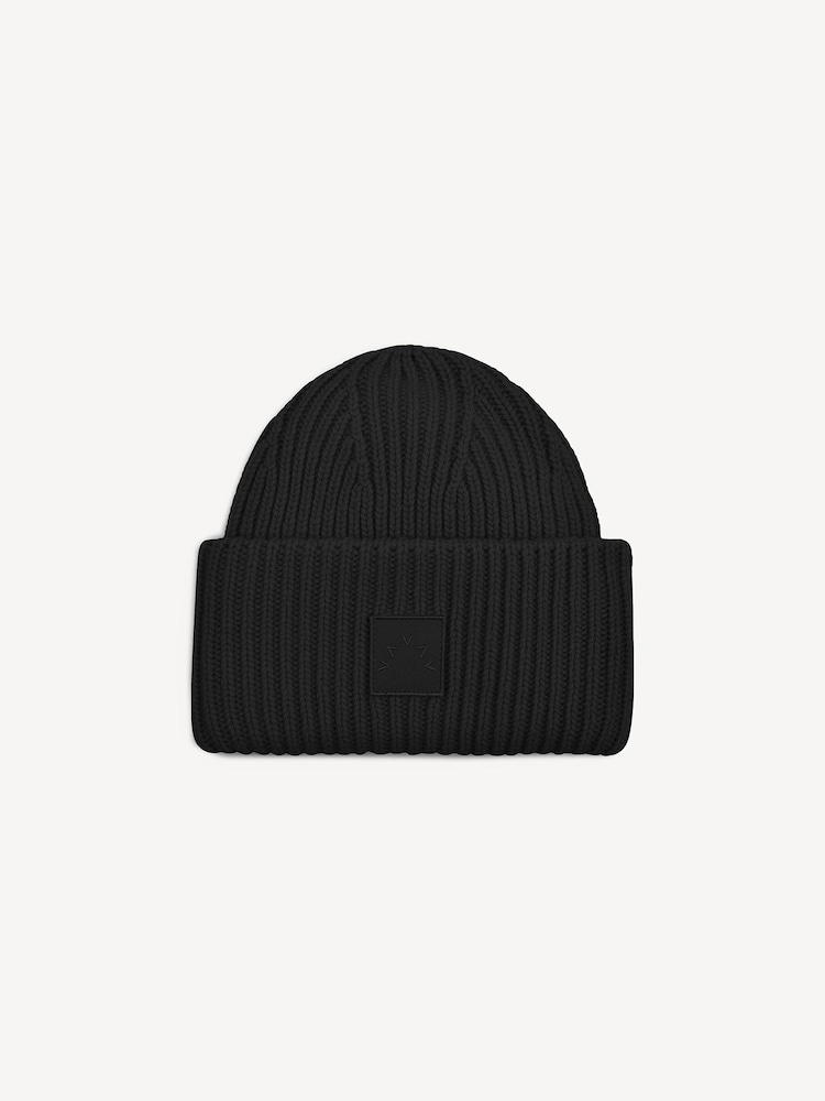 Varley Black Cresta Rib Beanie - Image 3 of 3
