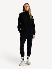 Varley Black Hawley Half Zip Sweatshirt - Image 4 of 6