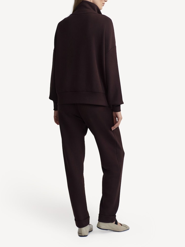 Varley Brown Hawley Half Zip Sweatshirt - Image 2 of 7