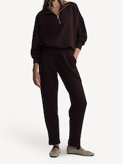 Varley Brown Hawley Half Zip Sweatshirt - Image 4 of 7