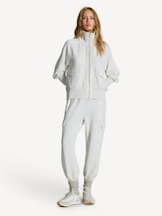 Varley Ivory Marl Roxbury Zip-Up Sweatshirt - Image 2 of 6