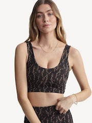 Varley Carob Fragment Snake Print Form Elsie Sports Bra - Image 1 of 7
