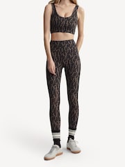 Varley Carob Fragment Snake Print Form Elsie Sports Bra - Image 3 of 7