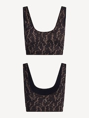Varley Carob Fragment Snake Print Form Elsie Sports Bra - Image 7 of 7