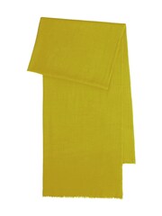 Jigsaw Mustard Yellow Wool Silk Pashmina Scarf - Image 3 of 3