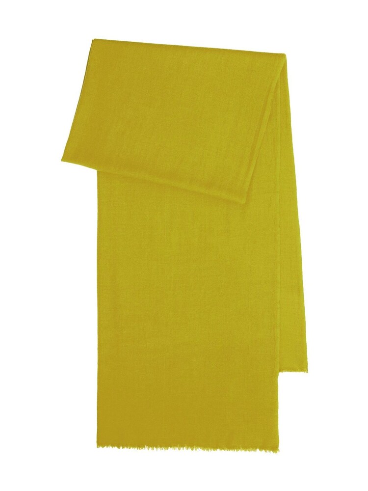 Jigsaw Mustard Yellow Wool Silk Pashmina Scarf - Image 3 of 3