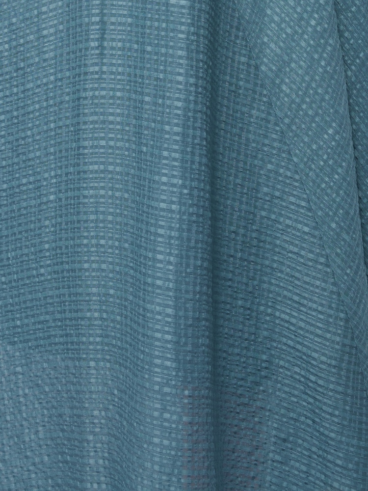Jigsaw Blue Silk Linen Gauze Maxi Dress - Image 7 of 7
