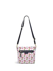 Radley London Small Finsbury Park Carousel Floral Ziptop Cross-Body White Bag - Image 1 of 5