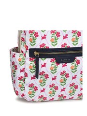 Radley London Medium Finsbury Park Carousel Floral Ziptop White Backpack - Image 3 of 5
