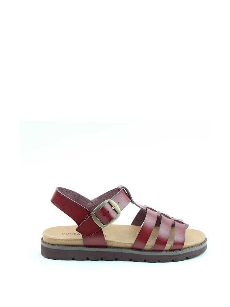 Heavenly Feet Red Redwood Saltwater Sandals - Image 1 of 4