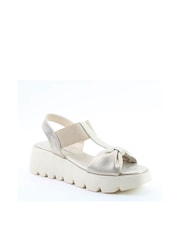 Heavenly Feet Gold Plaza Sandals - Image 2 of 4