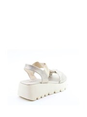 Heavenly Feet Gold Plaza Sandals - Image 3 of 4