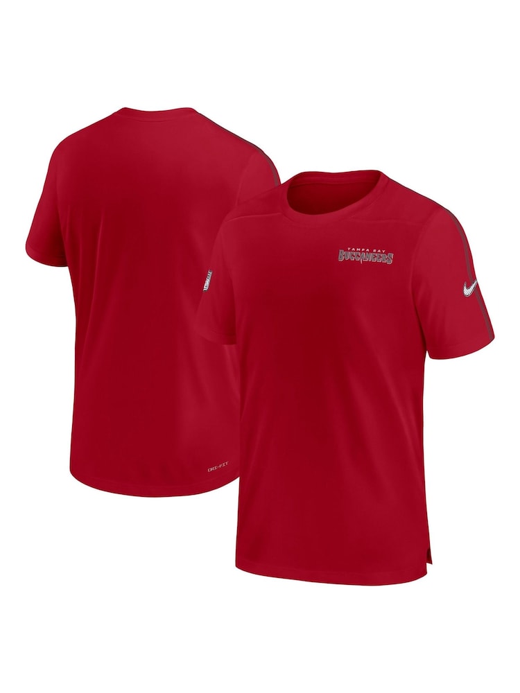 Fanatics Red NFL Tampa Bay Buccaneers Dri-Fit Coach Top - Image 1 of 3