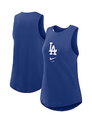 Fanatics Womens Blue MLB Los Angeles Dodgers Legacy Icon High Neck Fashion Tank - Image 1 of 3