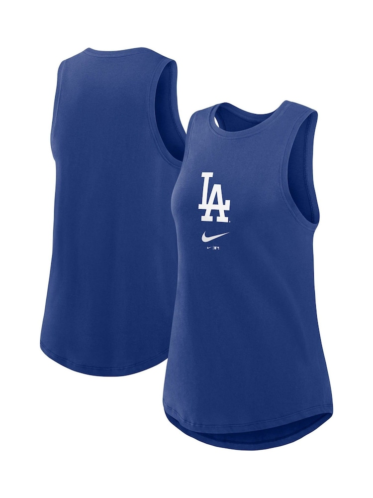 Fanatics Womens Blue MLB Los Angeles Dodgers Legacy Icon High Neck Fashion Tank - Image 1 of 3