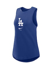 Fanatics Womens Blue MLB Los Angeles Dodgers Legacy Icon High Neck Fashion Tank - Image 2 of 3