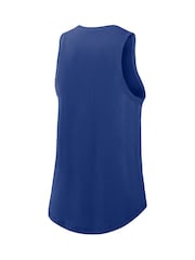 Fanatics Womens Blue MLB Los Angeles Dodgers Legacy Icon High Neck Fashion Tank - Image 3 of 3