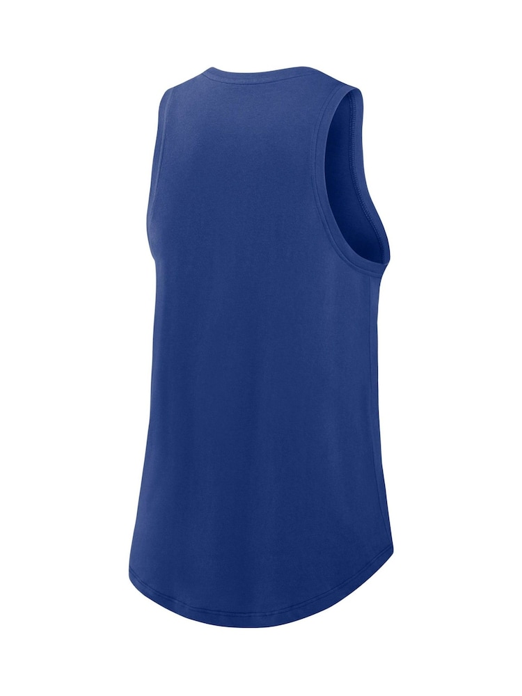 Fanatics Womens Blue MLB Los Angeles Dodgers Legacy Icon High Neck Fashion Tank - Image 3 of 3