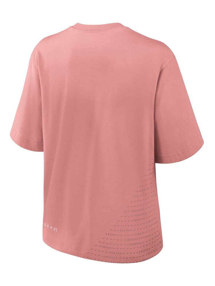 Fanatics Pink MLB Los Angeles Dodgers Statement Boxy 100% Cotton T-Shirt - Image 3 of 3