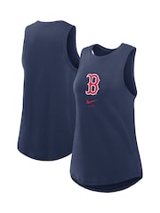 Fanatics Womens MLB Boston Red Sox Legacy Icon High Neck Fashion Blue Tank - Image 1 of 3