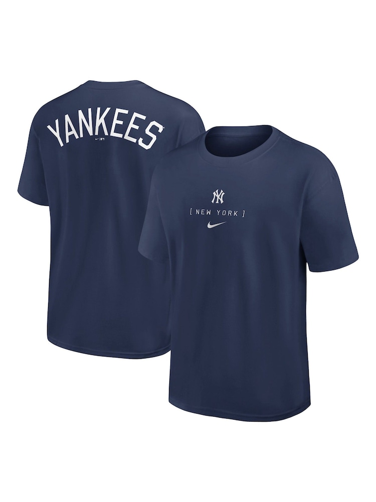 Fanatics Blue MLB New York Yankees Max 90 Arch Fashion T-Shirt - Image 1 of 3