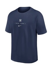 Fanatics Blue MLB New York Yankees Max 90 Arch Fashion T-Shirt - Image 2 of 3