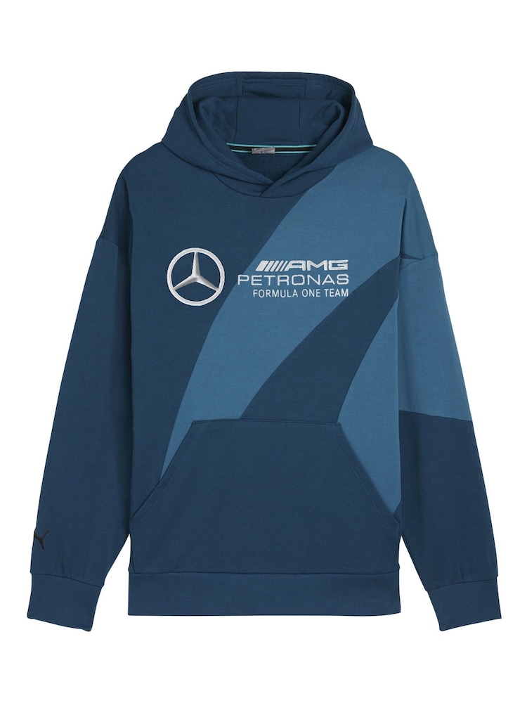 Puma F1 Mercedes AMG Petronas Statement 100% Cotton Hoodie - Bild 2 von 3 Puma F1 Mercedes AMG Petronas Statement 100% Cotton Hoodie - Bild 2 von 3